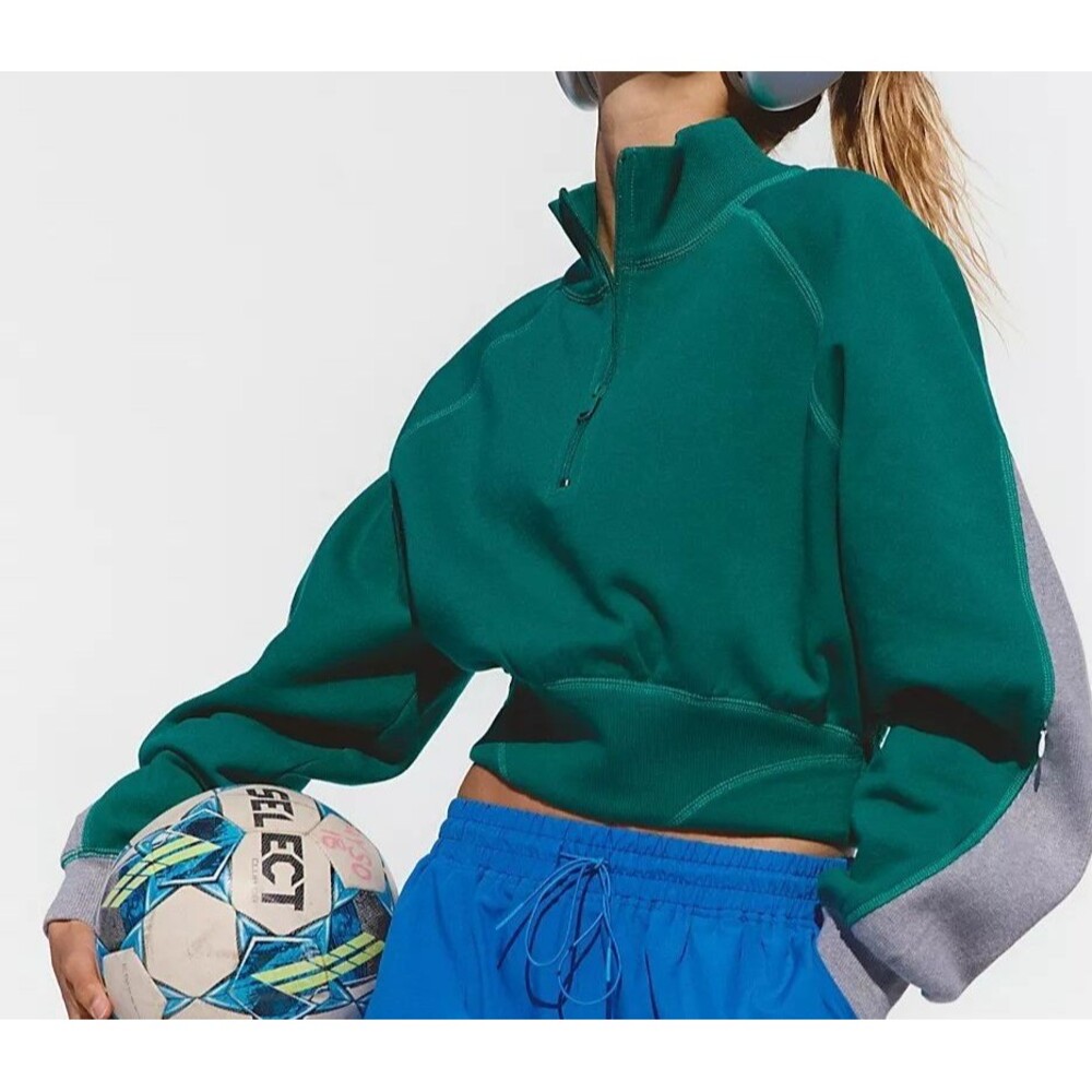 Free People FP Movement Out Of The Park Pullover Sweatshirt Top XS NWT 286331